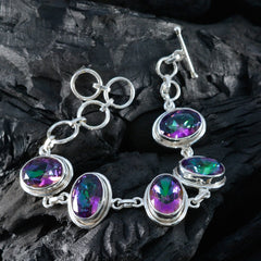 Katharina Multi Gemstone Link Bracelet for Every Occasion