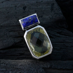 Antonia Multicolor Abstract Pendant in Silver Design