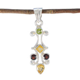 Audrey multicolor Abstract Whisper-thin Pendant Multi Stone multicolor Multicolor