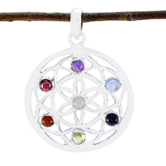 Skylar Multicolor Antique Pendant for Unique Style Multi Stone multicolor Multicolor