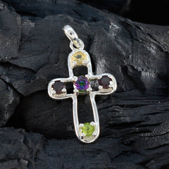 Camila Multicolor Cocktail Pendant - Vibrant Gemstone Charm