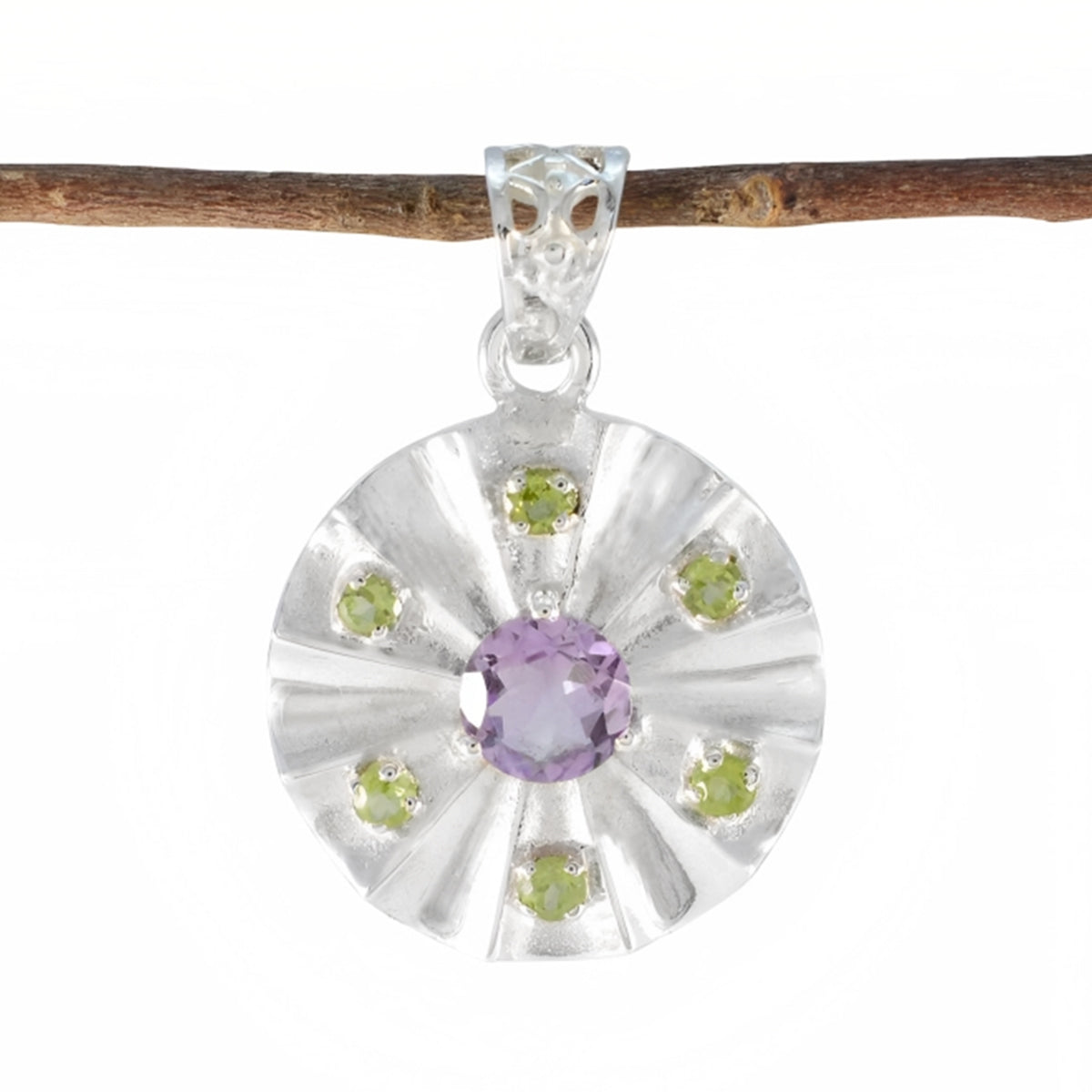 Marie Multicolor Cocktail Pendant for Any Occasion Multi Stone multicolor Multicolor