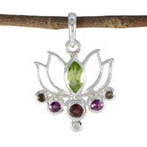 Lucia Multicolor Dainty Pendant for Everyday Elegance Multi Stone multicolor Multicolor