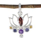 Aria Multicolor Dainty Pendant for Everyday Glam Multi Stone multicolor Multicolor