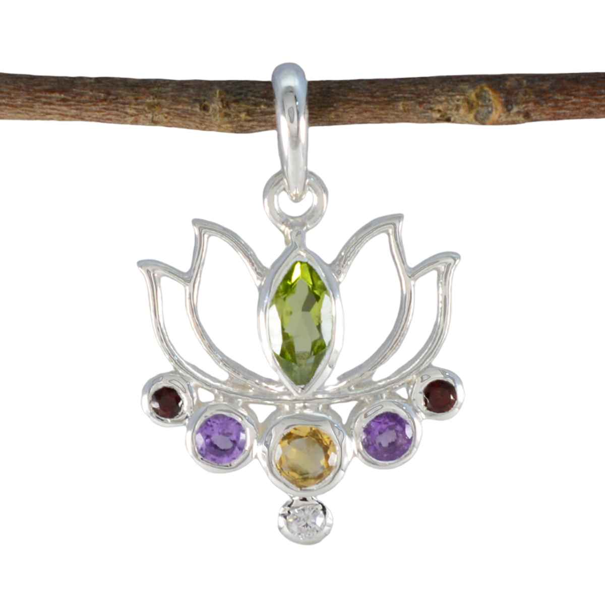 Teresa multicolor Rope-Wire Dainty Pendant Multi Stone multicolor Multicolor