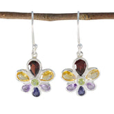 Lorena Multicolor Dangle Earrings for Everyday Glam Multi multicolor Dangle