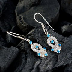 Elena Multicolor Dangle Earrings India - Chic Gemstone Design