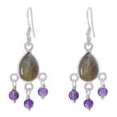 Greta Multicolor Dangle Earrings for Everyday Glam Multi multicolor Dangle