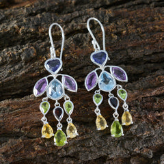 Wen Multicolor Dangle Earrings for Vibrant Style
