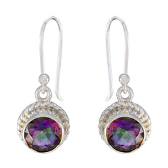Maya Multicolor Dangle Earrings for Every Occasion Mystic Quartz multicolor Dangle
