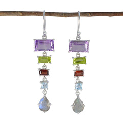 Stella Multicolor Dangle Earrings for Everyday Glam Multi multicolor Dangle