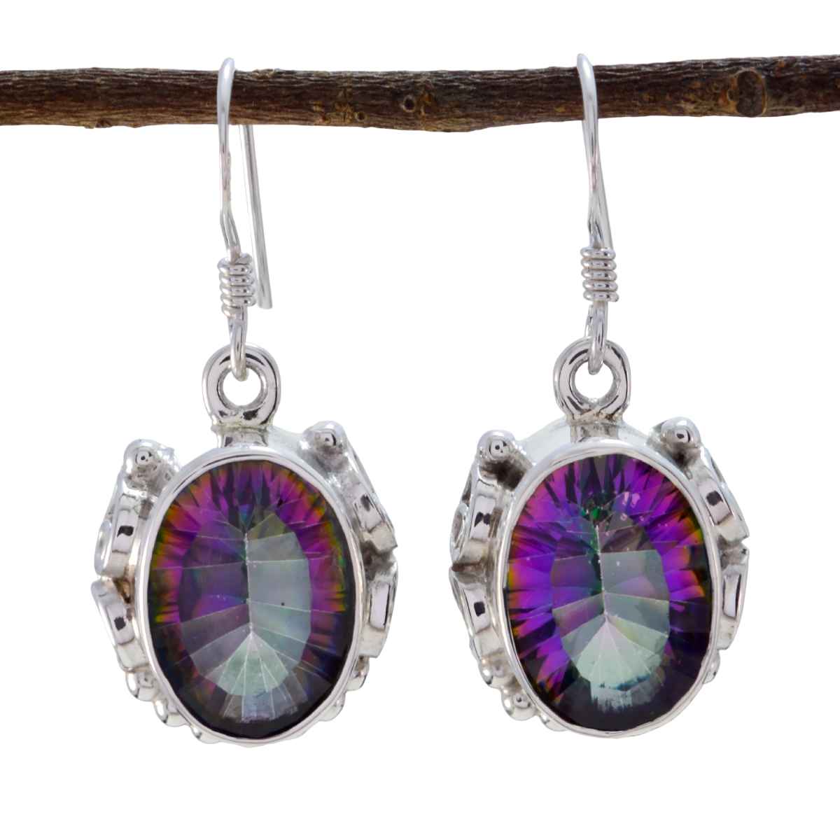 Teresa Multicolor Dangle Earrings for Everyday Glam Mystic Quartz multicolor Dangle