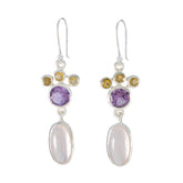 Lucia Multicolor Dangle Earrings for Vibrant Style Multi multicolor Dangle