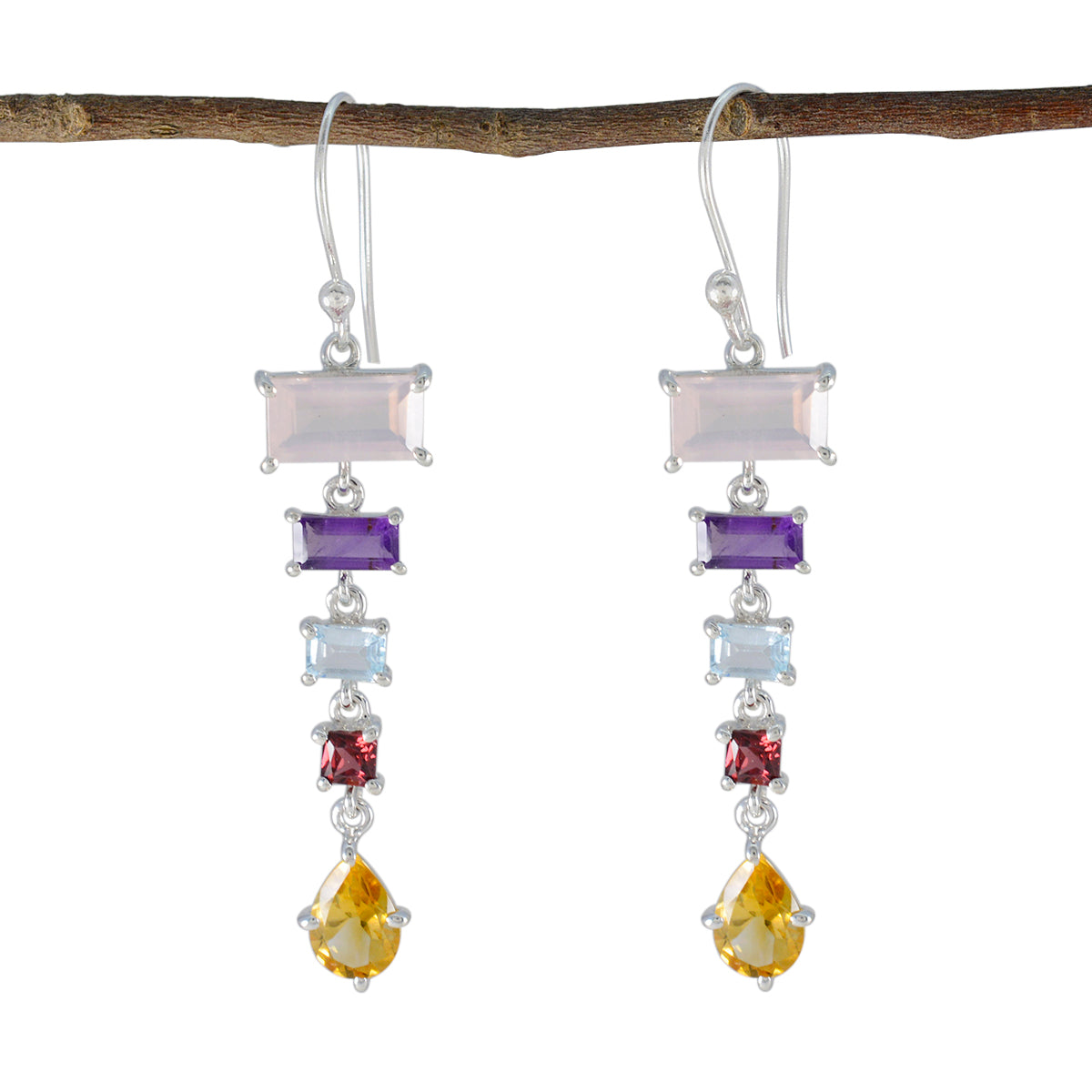 Scarlett Multicolor Dangle Earrings for Vibrant Style Multi multicolor Dangle