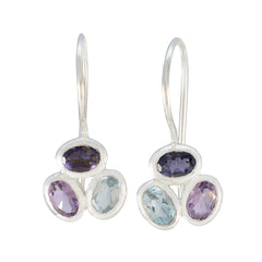 Rosa Multicolor Dangle Earrings for Everyday Glam Multi multicolor Dangle