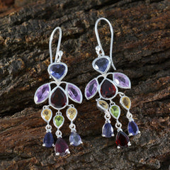 Seo-yeon Multicolor Dangle Earrings for Vibrant Style