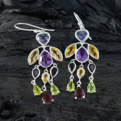 Soo-jin Multicolor Dangle Earrings for Glam Style