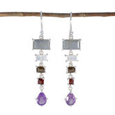 Aiko Multicolor Dangle Earrings for Everyday Glam Multi multicolor Dangle