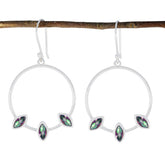 Lucia Multicolor Dangle Earrings for Stylish Looks Mystic Quartz multicolor Dangle