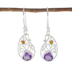Genesis Multicolor Dangle Earrings with Gemstone Accents Multi multicolor Dangle