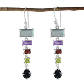 Sarah Multicolor Dangle Earrings for Everyday Glam Multi multicolor Dangle