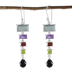 Sarah Multicolor Dangle Earrings for Everyday Glam Multi multicolor Dangle