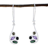 Aisha Multicolor Dangle Earrings for Everyday Glam Multi multicolor Dangle
