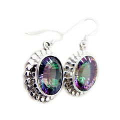 Jiwoo Multicolor Dangle Earrings for Everyday Glam Mystic Quartz multicolor Dangle