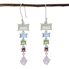 Eun-ji Multicolor Dangle Earrings for Fashionable Style Multi multicolor Dangle