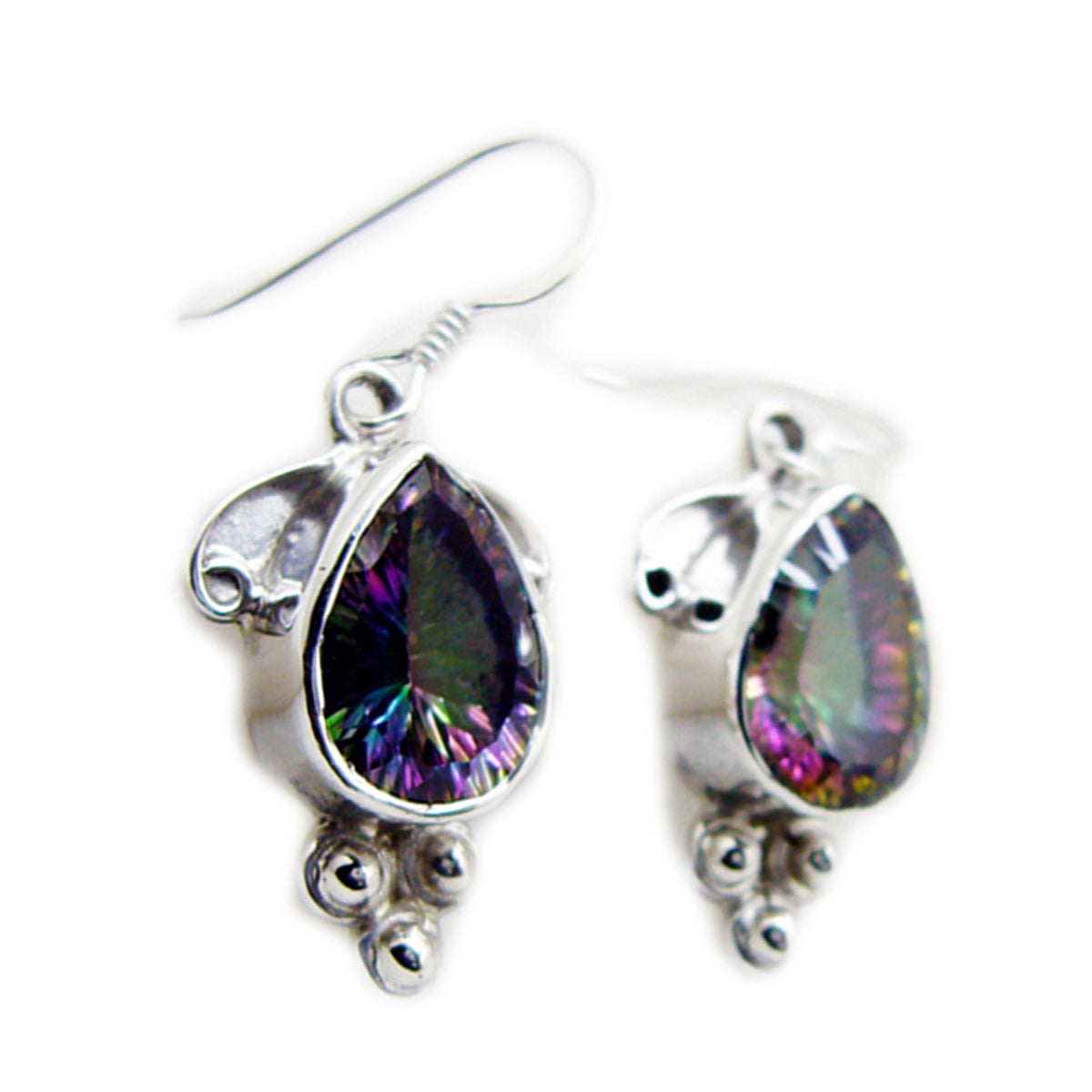 Hana Multicolor Dangle Earrings for Everyday Glam Mystic Quartz multicolor Dangle