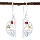 Zoe Multicolor Dangle Earrings for Everyday Glam Multi multicolor Dangle