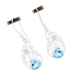 Carla Multicolor Dangle Earrings with Gemstone Detail