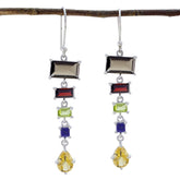 Jiwoo Multicolor Dangle Earrings for Every Occasion Multi multicolor Dangle