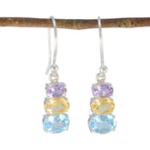 Zoey Multicolor Dangle Earrings for Vibrant Style Multi multicolor Dangle