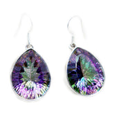 Camila Multicolor Dangle Earrings for Stylish Looks Mystic Quartz multicolor Dangle