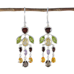 Yuki Multicolor Dangle Earrings for Everyday Glam Multi multicolor Dangle