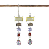 Zoey Multicolor Dangle Earrings for Vibrant Style Multi multicolor Dangle