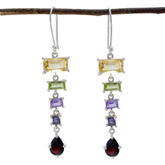 Audrey Multicolor Dangle Earrings for Vibrant Style Multi multicolor Dangle