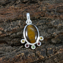 Ella Multicolor Engagement Pendant with Gemstone Detail