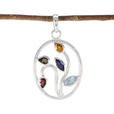 Aaliyah multicolor Engagement Classic Pendant Multi Stone multicolor Multicolor