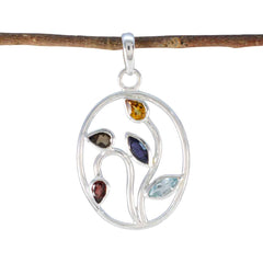 Aaliyah multicolor Engagement Classic Pendant Multi Stone multicolor Multicolor