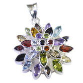 Micaela Multicolor Ethnic Pendant for Everyday Style Multi Stone multicolor Multicolor