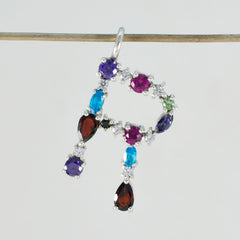 Yasmin Multicolor Fairytale Pendant with Gemstone Accents