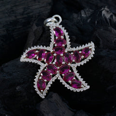 Ellie Multicolor Fairytale Pendant with Gemstone Starfish