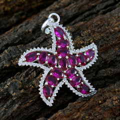 Ellie Multicolor Fairytale Pendant with Gemstone Starfish
