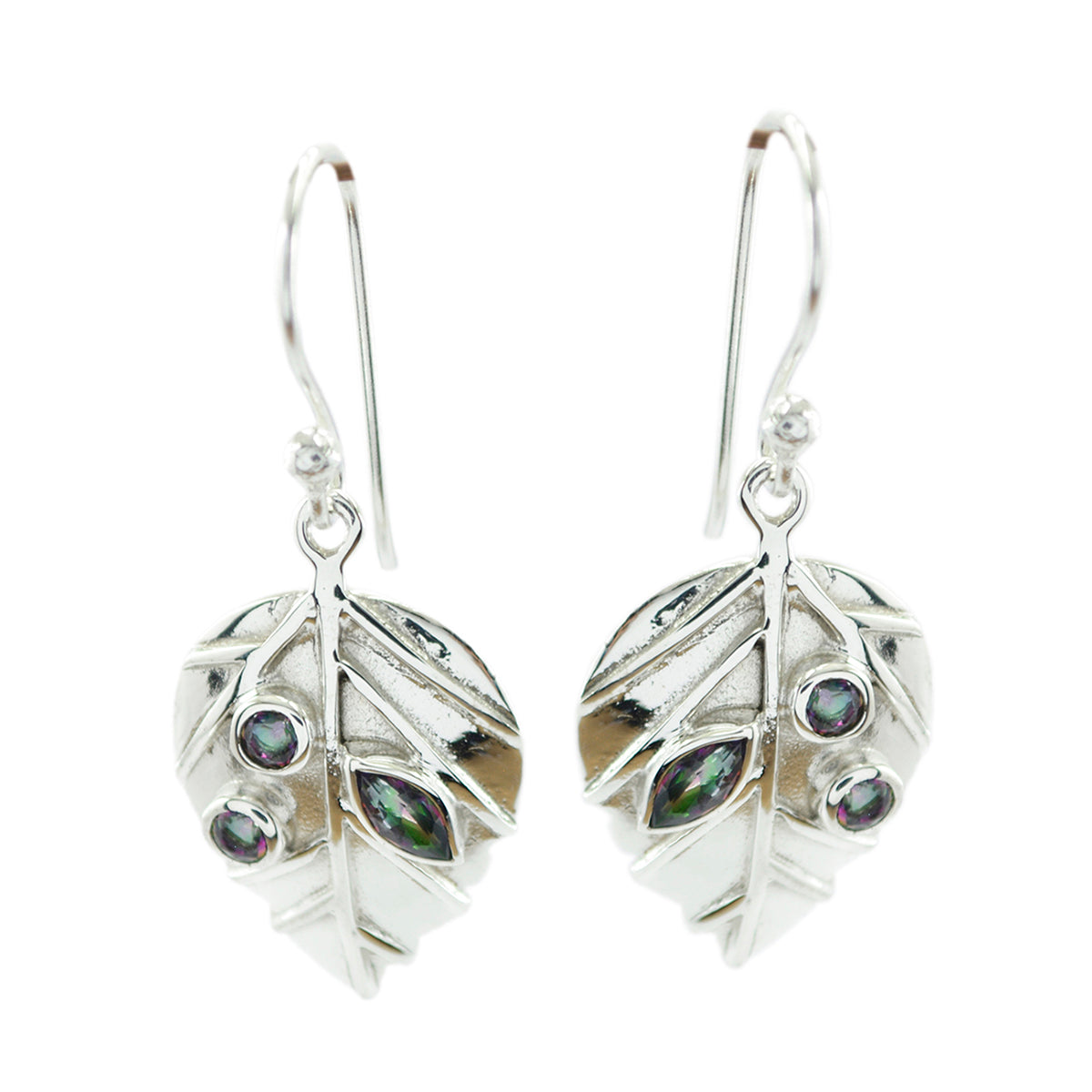 Maria Multicolor Featherlight Earrings for Everyday Glam Mystic Quartz multicolor Dangle