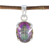 Alice Multicolor Featherlight Pendant for Everyday Glam Mystic Quartz multicolor Multicolor