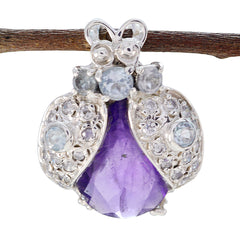 Penelope Multicolor Featherlight Pendant with Gemstones