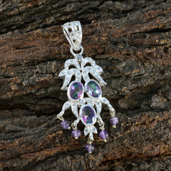 Yasmine multicolor Bubble Featherlight Pendant