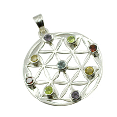 Hazel Multicolor Filigree Pendant for Vibrant Style